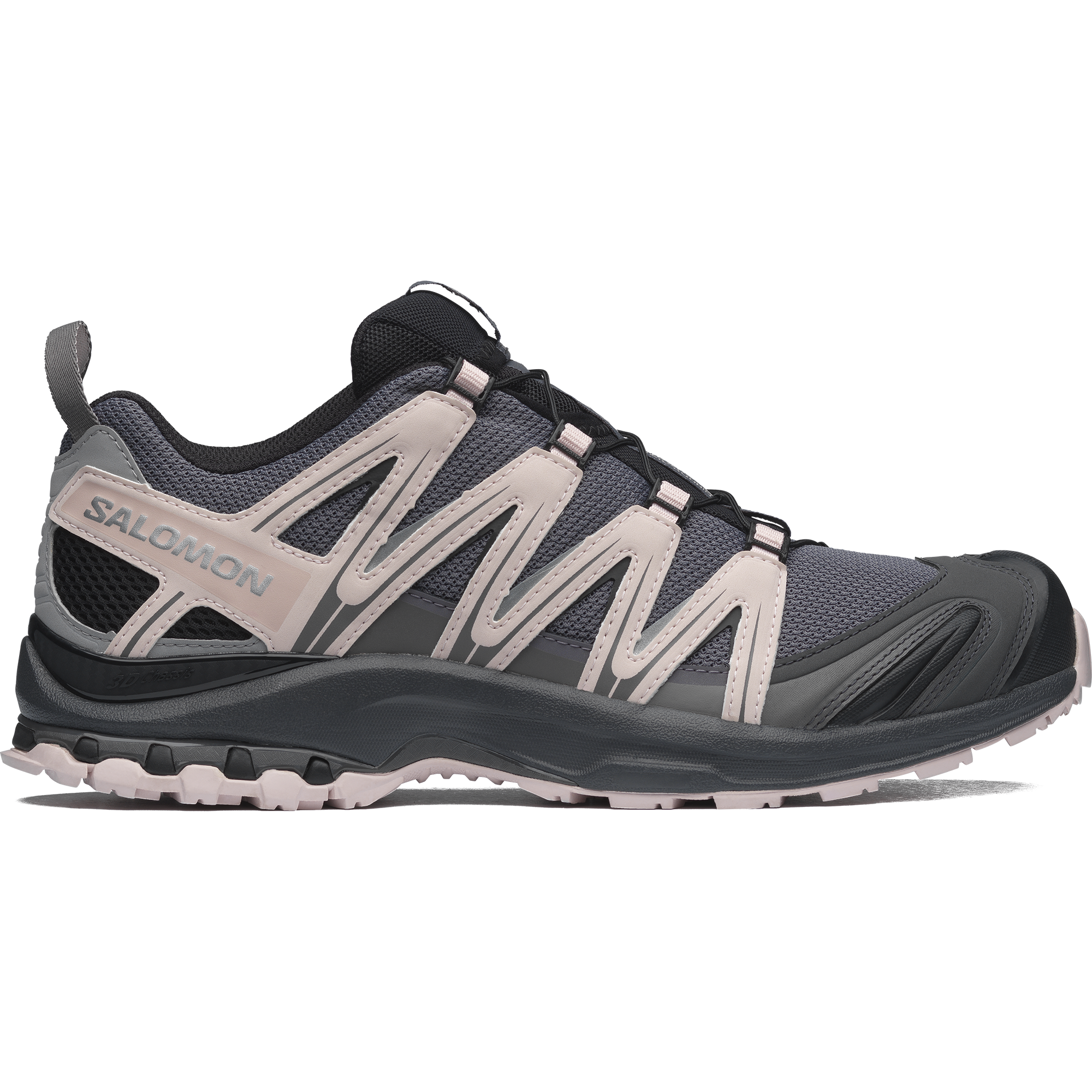 SALOMON XA PRO 3D Comfortable Soft Low-Top Running Shoes in Quiet Purple