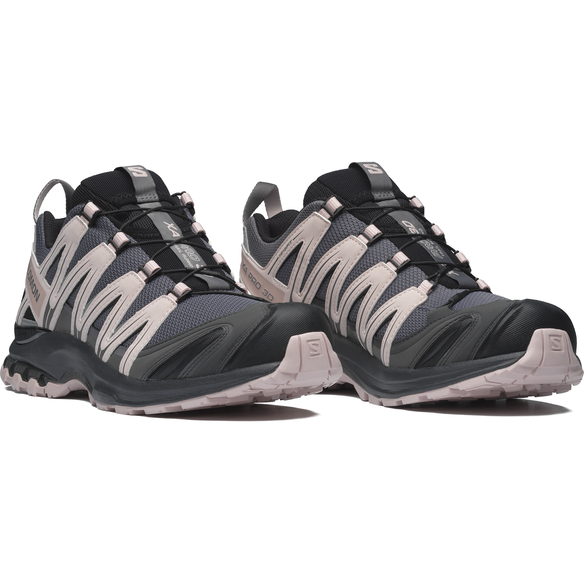 SALOMON XA PRO 3D Comfortable Soft Low-Top Running Shoes in Quiet Purple