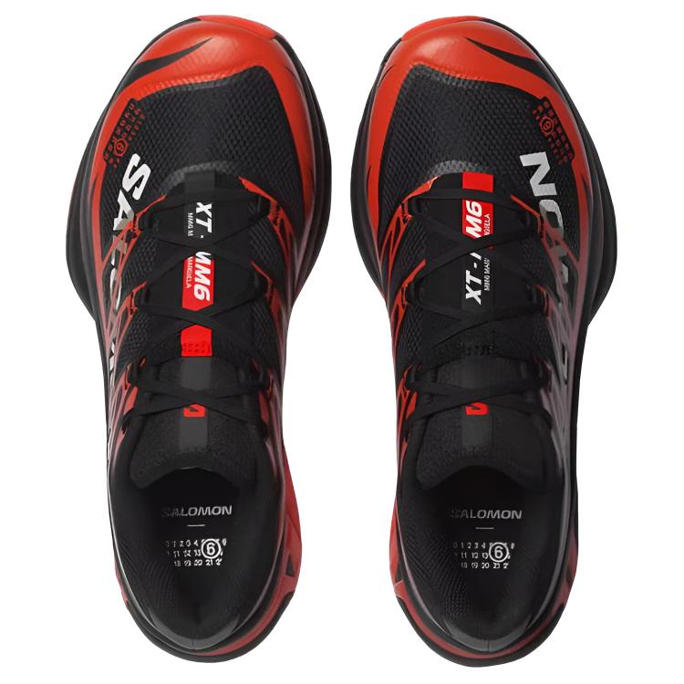MM6 × Salomon XT low-top sneakers, lace-up, 5cm platform, casual shoes.